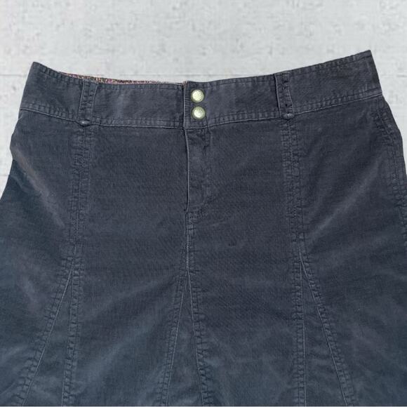 Athleta Whenever Corduroy Skirts Dark Gray Size 8 - Picture 3 of 11